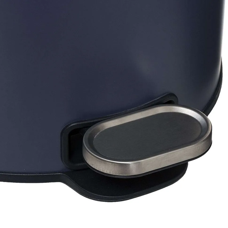 Poubelle Metal 30L Bleu Delta