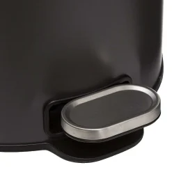 Poubelle Metal 30L Charbon Delta