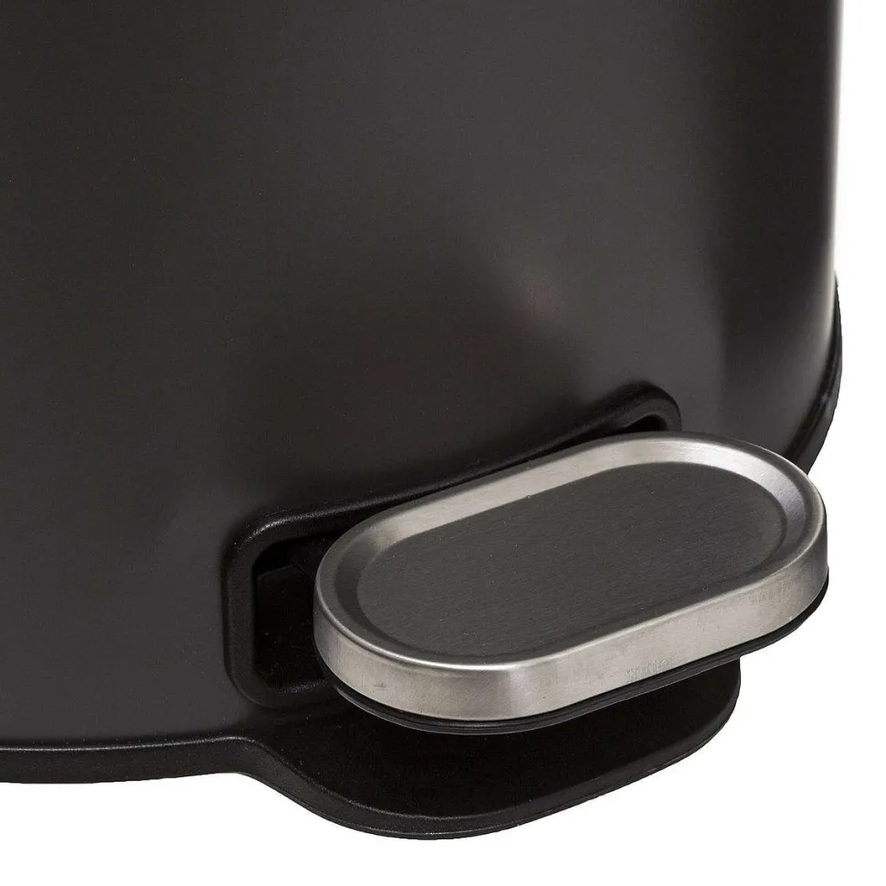 Poubelle Metal 30L Charbon Delta