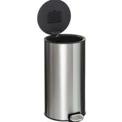 Poubelle Metal 30L Inox Delta