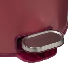 Poubelle Metal 30L Rouge Delta