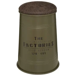 Pouf Bidon Metal Joao Kaki