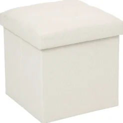 Pouf Pliable Beige Lysandre