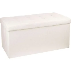 Pouf Pliable Double Beige Lysandre