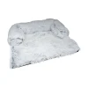 Protege Canape Avec Traversin 80X75X15Cm Fluffy Blanc Chine