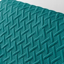 maxibazar Protege Fauteuil Matelasse 165X179Cm Unie Lounge Petrole