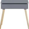 Pupitre Simple Gris D.63.5X45.5X62.4Cm