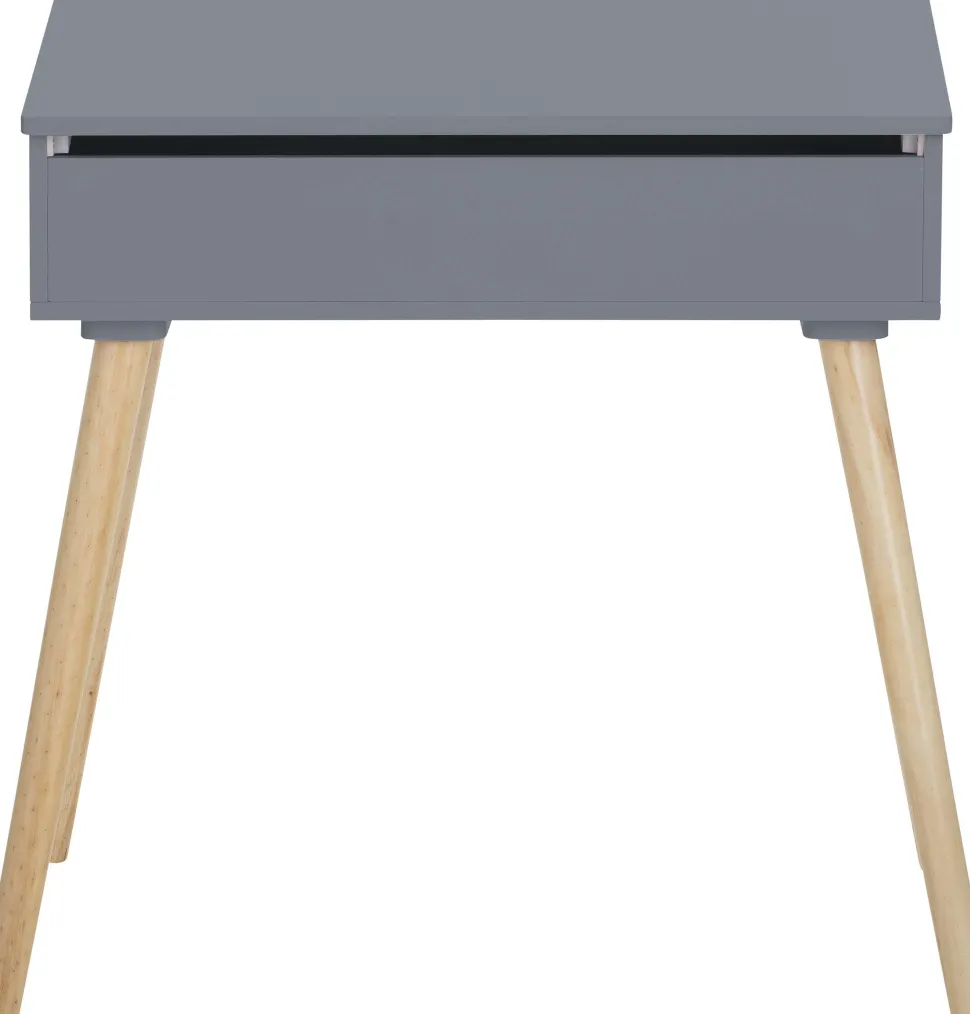 Pupitre Simple Gris D.63.5X45.5X62.4Cm