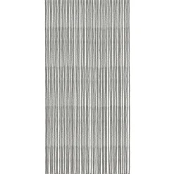 Rideau De Porte Coton Polyester Corde Tressee 90X200Cm Gris