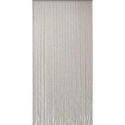 Rideau De Porte Lanieres Torsades 90X210Cm Ecru