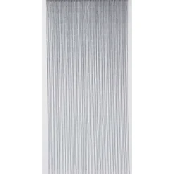 Rideau De Porte Stick Bambou 90 X 200 Cm Gris