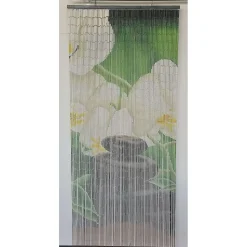 Rideau De Porte Sticks Bambou Imp Motif Zen 90X200