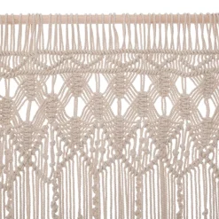 Atmosphera Rideau Fil Macrame Ivoire 90X200Cm