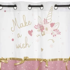 Atmosphera Rideau Licorne Ruban 140X260Cm