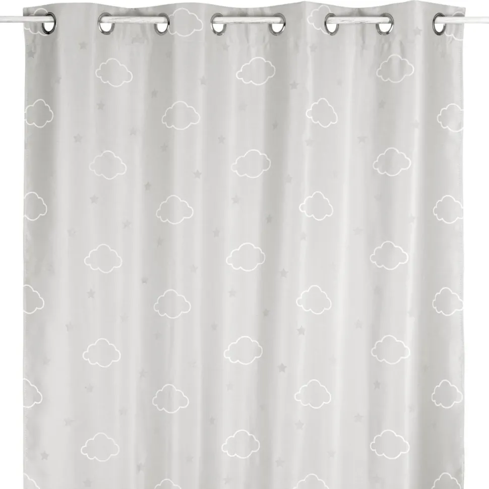 Atmosphera Rideau Occultant Phosphorescent Gris