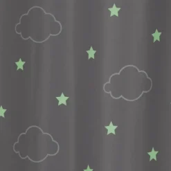 Atmosphera Rideau Occultant Phosphorescent Gris