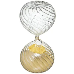 maxibazar Sablier Pompon Night H.18.5Cm