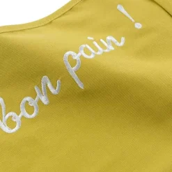 maxibazar Sac A Pain 28X70 Cm Coton Cuistot Jaune