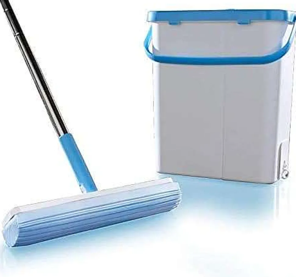 Seau Essoreur Balai Eponge Moppy Duo