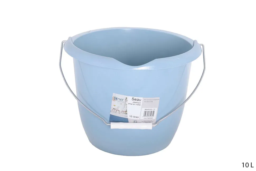 Seau Plastique 10L Bleu