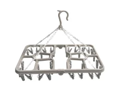 Sechoir Rectangle Avec 36 Pinces A Linge