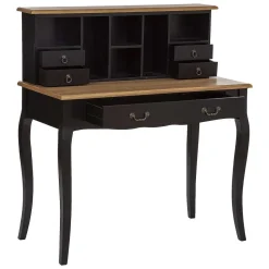 Secretaire 5 Tiroirs Chrysa Noir