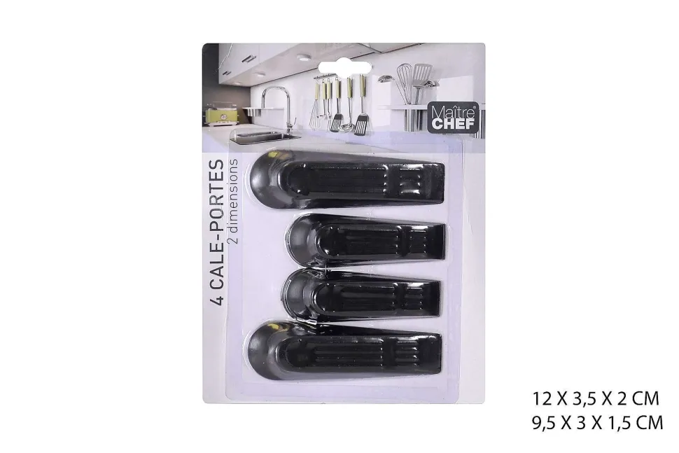 Set 4 Cale Portes Plastique
