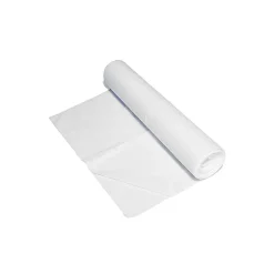 Set 20 Sacs Poubelle 10L Plastique Liens Coulissants Blanc