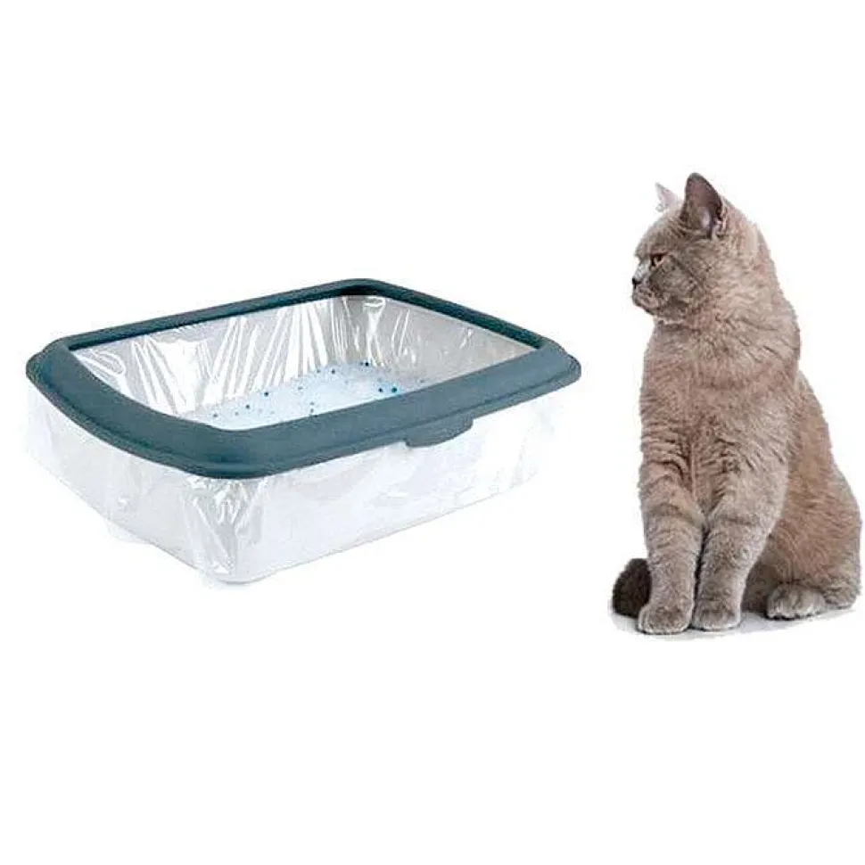 Set 10 Sacs Pour Bac A Litiere 90X60Cm