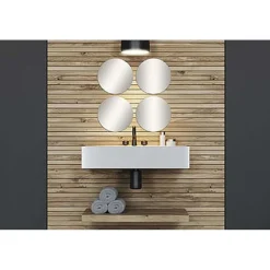 Set De 4 Miroirs Ronds Diametre 30Cm Uni