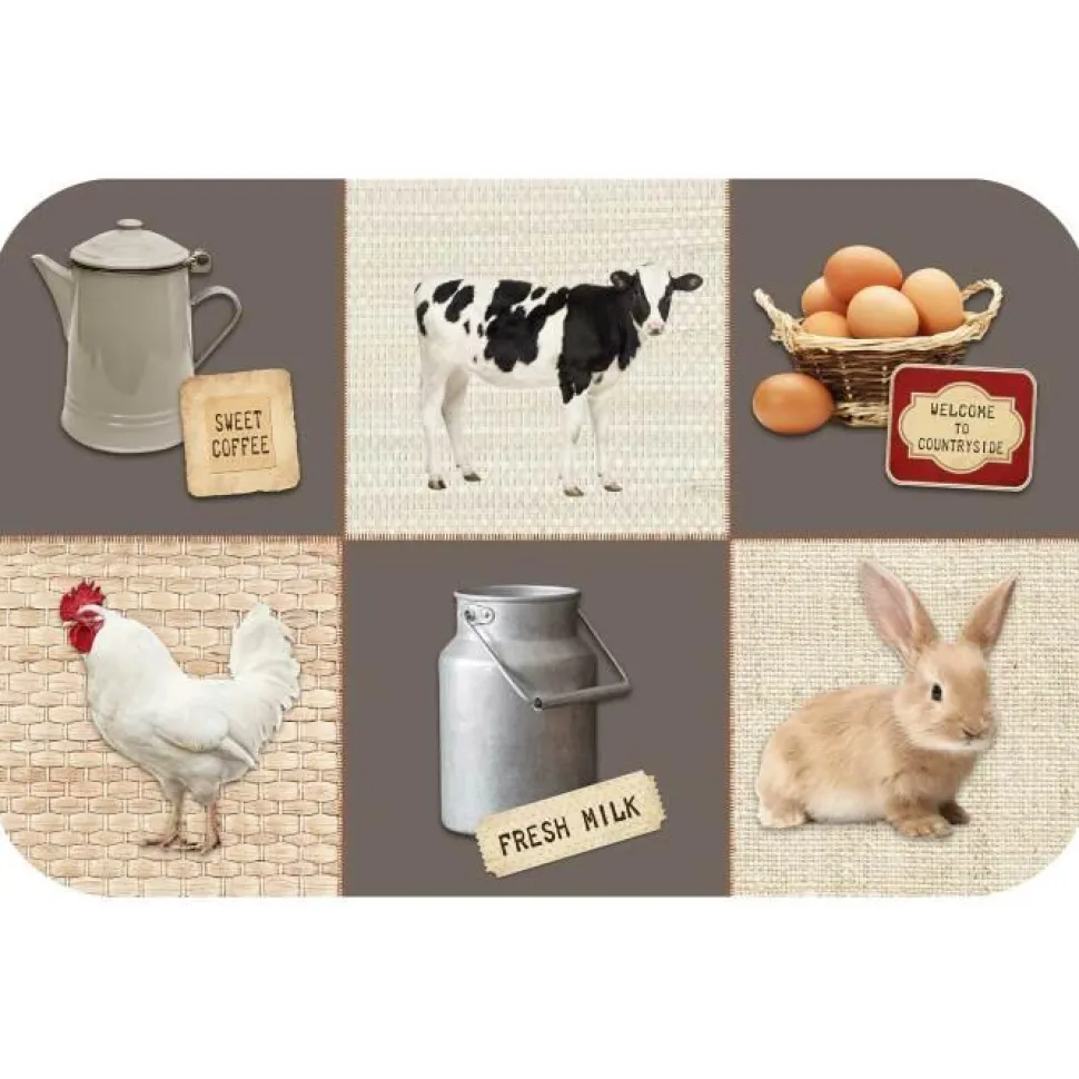 maxibazar Set De Table 28.5X44 Cm Opaque Fermette