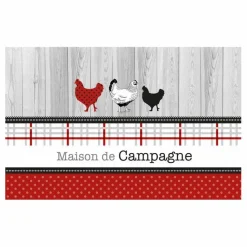 maxibazar Set De Table 28.5X43.5Cm Pvc Auberge