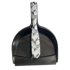 Set Pelle Et Balayette Décor Feuillage