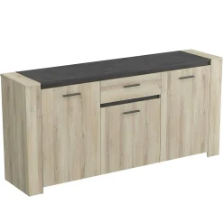 Sheffield Enfilade 3Portes 1Tiroir Chene Kronberg