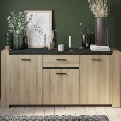 Sheffield Enfilade 3Portes 1Tiroir Chene Kronberg