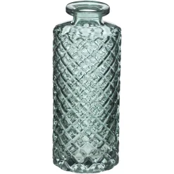 maxibazar Soliflore Verre Strie Vert X3 Pieces