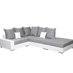 Sonia Ad Conv Tissu Gris Lawa5 Pvc Blanc