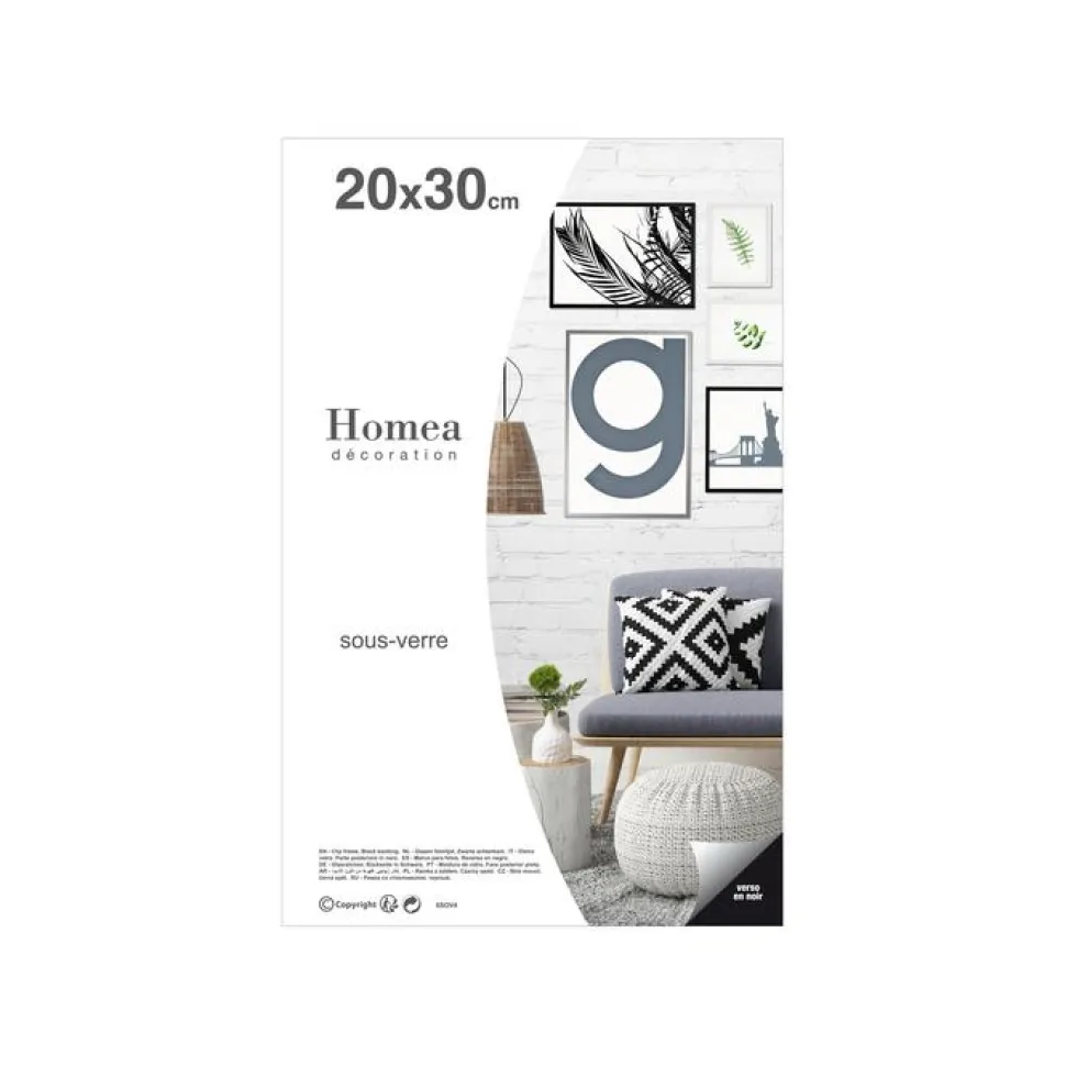 maxibazar Sous Verre 20X30Cm