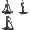 maxibazar Statuette Femme Resine Yoga H.18Cm