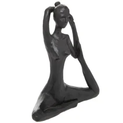 maxibazar Statuette Femme Resine Yoga H.18Cm
