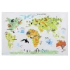 maxibazar Sticker Murale Mappemonde 90X60Cm