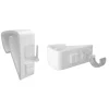 maxibazar Support Pvc Clip X 2 Blanc