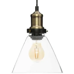 Atmosphera Suspension Alak Verre Conique H.22Cm