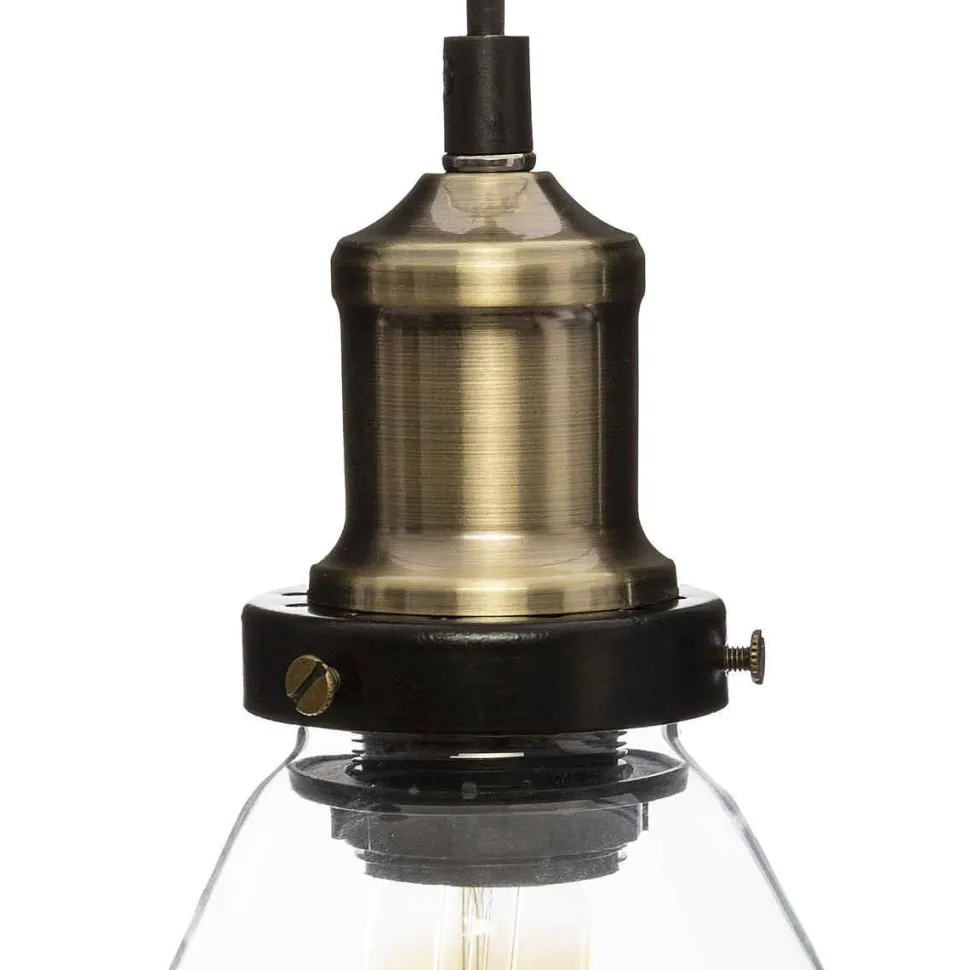 Atmosphera Suspension Alak Verre Conique H.22Cm