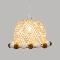 Atmosphera Suspension Bambou Pompons