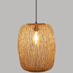 maxibazar Suspension Bambou Sindy Naturel D.30Cm
