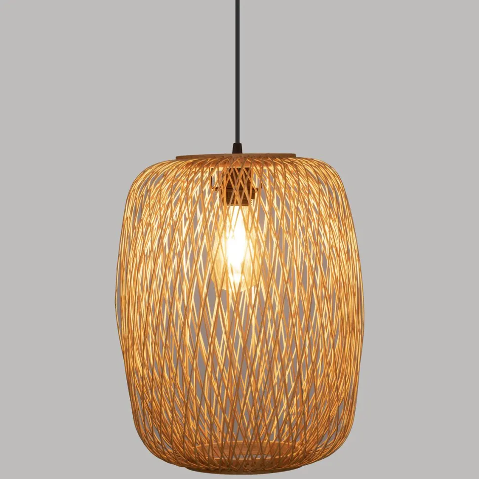 maxibazar Suspension Bambou Sindy Naturel D.30Cm