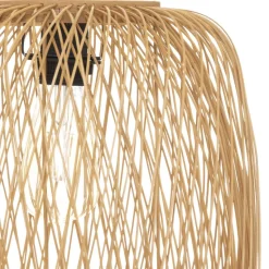 maxibazar Suspension Bambou Sindy Naturel D.30Cm