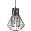 Atmosphera Suspension Fil Metal Noir D.28X35.5Cm