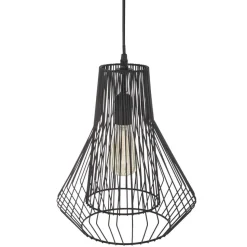 Atmosphera Suspension Fil Metal Noir D.28X35.5Cm